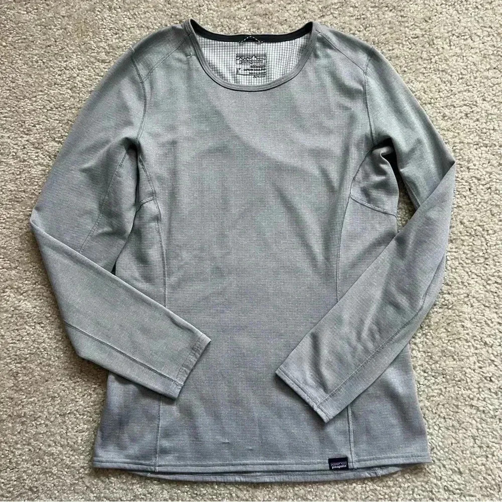 Patagonia Capilene BaseLayer Mid weight Polartec Gray Women Size Small STY44435